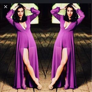 SOLD Lulu’s maxi romper dress